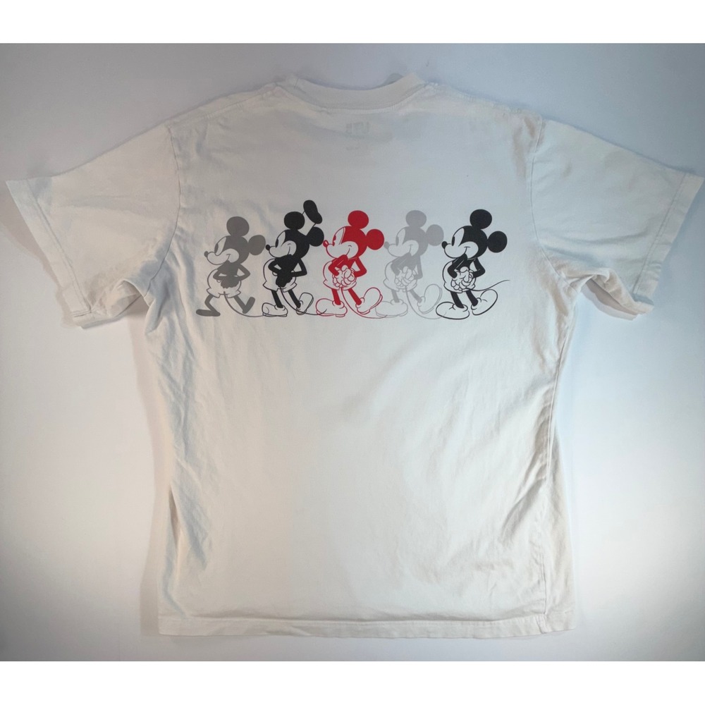 Uniqlo UT Disney Mickey Mouse Graphic T-Shirt White Large Mens Short Sleeve